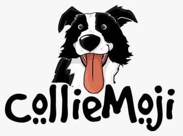 Transparent Dog Emoji Png - Border Collie Emoji, Png Download, Transparent PNG