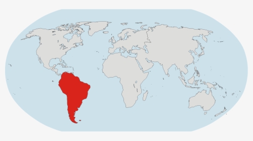 Globo South America - Map, HD Png Download, Transparent PNG