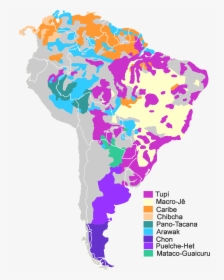 Transparent Families Png - South America Native Map, Png Download, Transparent PNG