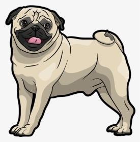 Pug Emoji & Stickers Messages Sticker-10 - Clipart Pug, HD Png Download, Transparent PNG