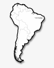 South America - Ushuaia Argentina On A Map, HD Png Download, Transparent PNG