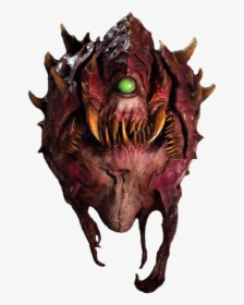 The Cacodemon Is A Flying Psionic Demon Seen In Doom - Doom Demons, HD Png Download, Transparent PNG