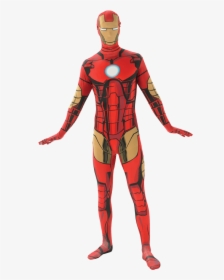 Adult Iron Man Second Skin Costume - Spider Man Suit Png, Transparent Png, Transparent PNG