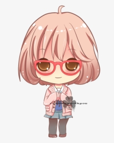 Anime Chibi Png - Chibi Girl With Glasses, Transparent Png, Transparent PNG