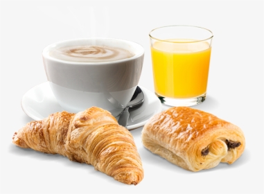 Coffee And Croissant Png, Transparent Png, Transparent PNG