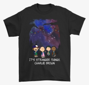 It S Stranger Things Charlie Brown Snoopy Shirts , - Charlie Brown Stranger Things, HD Png Download, Transparent PNG