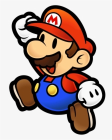 Mario Bros Clipart Free Best On Transparent Png - Super Paper Mario Mario, Png Download, Transparent PNG