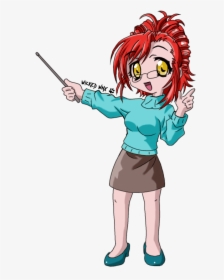 Chibi Teacher By Swinx10 - Anime Teacher Transparent Background, HD Png Download, Transparent PNG
