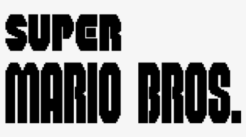 Super Mario Bros - Super Mario Title Font, HD Png Download, Transparent PNG
