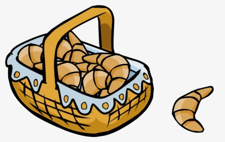 Fairy Fables Croissant Basket - Clip Art Croissant Transparent, HD Png Download, Transparent PNG