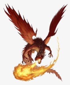Red Dragon Png Image Transparent - Young Red Dragon Dnd, Png Download, Transparent PNG