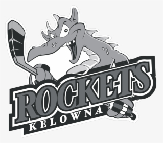 Kelowna Rockets Black And White Logo, HD Png Download, Transparent PNG