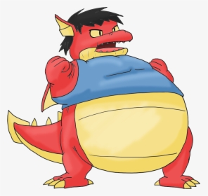 Dan The Fat Red Dragon By Capo16 By Juacoproductionsarts - Fat Red Dragon, HD Png Download, Transparent PNG