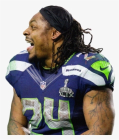 Marshawn Lynch - Football Player, HD Png Download, Transparent PNG