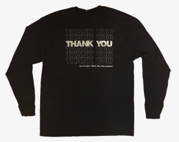 Image Of Thank You Long Sleeve Tee, HD Png Download, Transparent PNG
