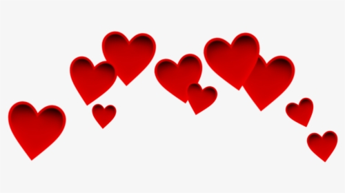#red #heart #hearts #heartred #redheart #crown #emoji - Transparent Heart Crown Png, Png Download, Transparent PNG