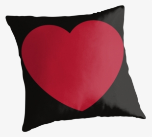 Red Heart Emoji - Cushion, HD Png Download, Transparent PNG