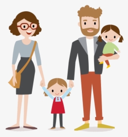 Transparent Parent And Child Clipart Cartoon Family Vector Png Png Download Transparent Png Image Pngitem