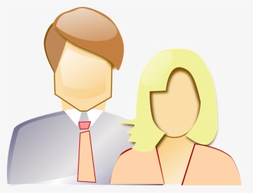 Couple, Two, Parents, Man, Woman, Business, Persons - Couple With Blank Faces, HD Png Download, Transparent PNG