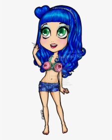 Katy Perry Chibi Candy Land, Katy Perry, Chibi, Singers, - Katy Perry Cartoon Drawing, HD Png Download, Transparent PNG