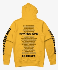Transparent Yellow Png - Tiny Meat Gang Merch Hoodie, Png Download, Transparent PNG