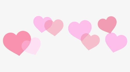 S Day - Pink Hearts Png Aesthetic, Transparent Png, Transparent PNG