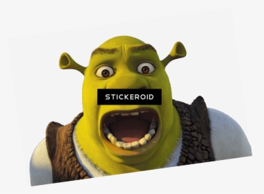 Transparent Angry Mouth Png - Shrek Surprised, Png Download, Transparent PNG