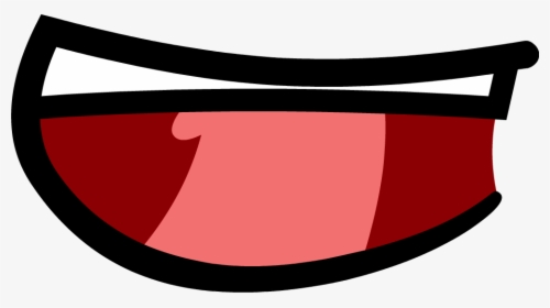 Clip Art Open Mouth Smile - Bfdi Smile Mouth Open L, HD Png Download, Transparent PNG