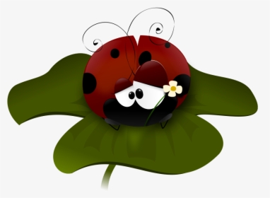 Similar Clip Art - Cartoon Flying Clip Art Ladybug, HD Png Download, Transparent PNG