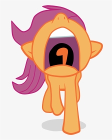 Arcum42, Nose In The Air, Open Mouth, Running, Safe, - My Little Pony Scootaloo Scream, HD Png Download, Transparent PNG