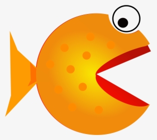 Fish With Mouth Open Clipart - Cartoon Fish With Mouth Open, HD Png Download, Transparent PNG