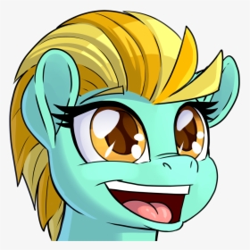 Pusspuss, Bust, Dustabetes, Female, Happy, Lightning - Cartoon, HD Png Download, Transparent PNG