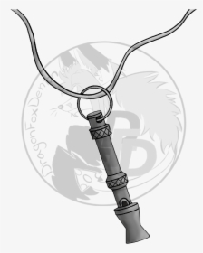 Whistle Clipart Dog Whistle - Dog Whistle Drawing, HD Png Download, Transparent PNG