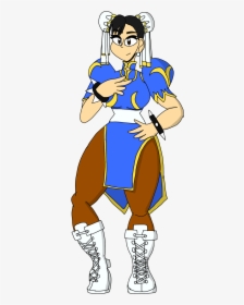 Chun-li - Cartoon, HD Png Download, Transparent PNG
