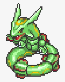 Pixel Art Pokemon Rayquaza, HD Png Download, Transparent PNG