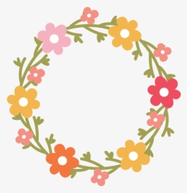 Floral Wreath Svg Cut File - Free Floral Wreath Svg, HD Png Download, Transparent PNG