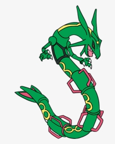How To Draw Rayquaza - Draw Rayquaza Step By Step, HD Png Download, Transparent PNG