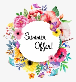 Transparent Summer Offer Png - Transparent Flower Circle Logo, Png Download, Transparent PNG