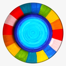 Dinner Plate Rainbow - Circle, HD Png Download, Transparent PNG