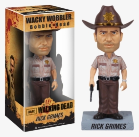 Walking Dead Rick Grimes Bobble Head, HD Png Download, Transparent PNG