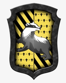 Hufflepuff Crest By Geijvontaen , Png Download - Hogwarts Houses Hufflepuff Gryffindor Slytherin Ravenclaw, Transparent Png, Transparent PNG