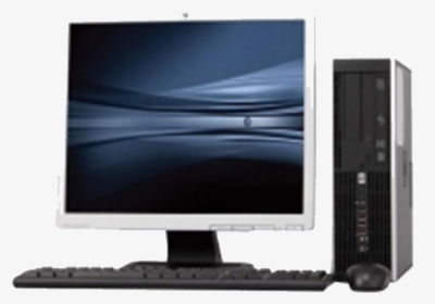 Hp Full Desktop Set - Hp Elite 8000 Monitor, HD Png Download, Transparent PNG