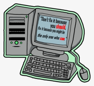 Old Computer Png, Transparent Png, Transparent PNG