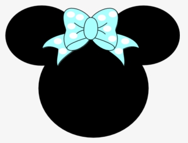 #mq #blue #bow #ribbon #minnie #minniemouse #disney - Minnie Mouse Blue Bow, HD Png Download, Transparent PNG
