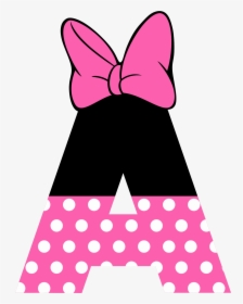 Good Minnie Mouse Clipart Lipstick Free Clipart On - Minnie Mouse Letter, HD Png Download, Transparent PNG