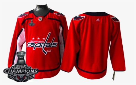 Capitals Jersey With Stanley Cup Patch, HD Png Download, Transparent PNG
