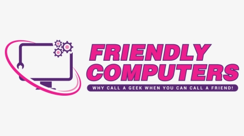 Friendly Computers Spokane Logo - Friends Computers Logo New, HD Png Download, Transparent PNG