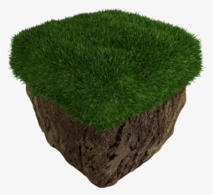 Grass Block - Lawn - Grass Block 3d, HD Png Download, Transparent PNG