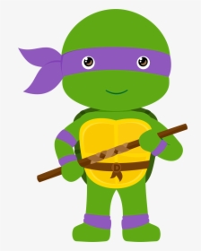 Compartiendo - - Tortugas Ninjas - - Ninja Turtles - Cute Ninja Turtle Clipart, HD Png Download, Transparent PNG