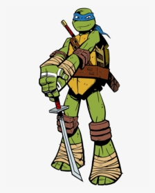 Ninja Turtles Png, Download Png Image With Transparent - Cartoon Leonardo Ninja Turtle, Png Download, Transparent PNG